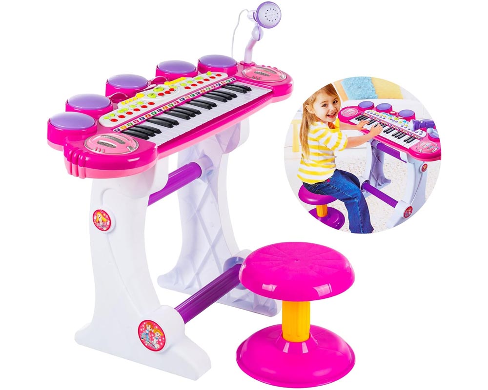 Kids Electronic Piano Pink