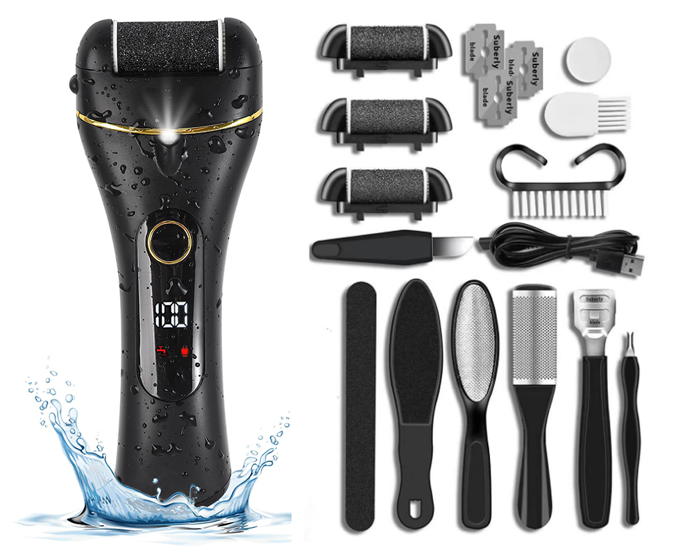 Electric Callus Remover Foot Pedicure Kit Rechargeable