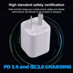 20W PD 3.0/QC 3.0 Fast Charger, NZ/AU Safety Certified, 5V/9V/12V Fast Charging, Up to 3A - Image 2
