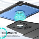 Apple iPad 11 (2025) / iPad 10th Gen 10.9" (2022) 360° Magnetic Rotation Tablet Cover with Removable Stand - Image 5