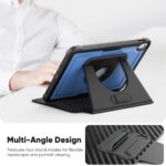 Apple iPad 11 (2025) / iPad 10th Gen 10.9" (2022) 360° Magnetic Rotation Tablet Cover with Removable Stand - Image 6