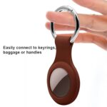 Apple AirTag Locator AirTag Silicone Protective Cover with Carabiner Clip - Image 3
