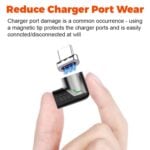 100W Type-C Magnetic Tip Charging/Data Adapter. Convert your cable - Image 3