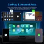 6.86in Touch Screen Dash Cam, Wi-Fi, Android Auto, Apple CarPlay, FM Transmitter, Bluetooth - Image 2