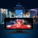 6.86in Touch Screen Dash Cam, Wi-Fi, Android Auto, Apple CarPlay, FM Transmitter, Bluetooth - Image 6