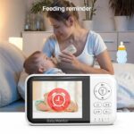 3.2" LCD Wireless Video Baby Monitor with Two-Way Audio, Night Vision & Lullabies - Image 8