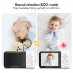 3.2" LCD Wireless Video Baby Monitor with Two-Way Audio, Night Vision & Lullabies - Image 7