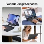 Samsung Galaxy Tab S10 Ultra / S9 Ultra / S8 Ultra Dux Ducis DK Detachable BT Keyboard Cover, Touchpad - Image 5