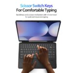 Samsung Galaxy Tab S10 Ultra / S9 Ultra / S8 Ultra Dux Ducis DK Detachable BT Keyboard Cover, Touchpad - Image 7