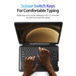Samsung Galaxy Tab S10 FE+ Dux Ducis DK Detachable Bluetooth Keyboard Cover - Image 8