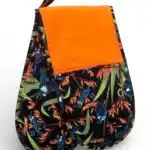 Oven mitt - Flax and Friends (orange)