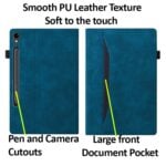 Samsung Galaxy Tab S7+ / S8+ / S9+ / S10+ Splice Flip Cover with Card Slots - Image 2