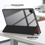 Samsung Galaxy Tab A11+ / Tab A9+ Acrylic Patterned Tri-Fold Flip Cover and Tablet Stand - Image 5
