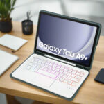 Samsung Galaxy Tab A9+ Wireless Keyboard and Folio Cover with Touchpad