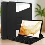 Samsung Galaxy Tab S9+ / S9 FE+ / Tab S10+ Rotating Cover with Detachable Bluetooth Keyboard