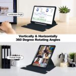 Samsung Galaxy Tab S9+ / S9 FE+ / Tab S10+ Rotating Cover with Detachable Bluetooth Keyboard - Image 7