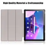 Lenovo Tab M10 3rd Gen 10.1 Custer Flip Front Tri-Fold Protective Tablet Cover - Image 4