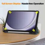 Samsung Galaxy Tab A9+ / A11+ Custer Flip Front Tri-Fold Protective Tablet Cover - Image 6