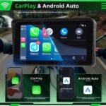 6-Inch Motorcycle Wireless CarPlay & Android Auto Display Screen Navigator - Image 3