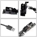 USB Handbrake for PC with Desk Clamp, Aluminium and Steel - Image 5