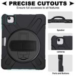Apple iPad Pro 11 / iPad Air 10.9 Heavy Duty, Shockproof Protective Tablet Cover with Rotating Stand/Hand Grip - Image 6