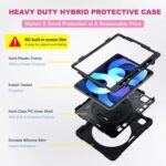 Apple iPad Pro 11 / iPad Air 10.9 Heavy Duty, Shockproof Protective Tablet Cover with Rotating Stand/Hand Grip - Image 7