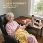 4.3in Desktop Digital Clock With Time and Date, Dementia Medication Reminders - Image 9