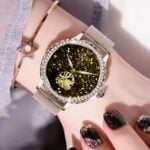 Hamtod NX19 Ladies Smart Watch, Jewel Bezel, BT Voice Calling, 1.3inch IPS screen