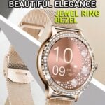 Hamtod NX19 Ladies Smart Watch, Jewel Bezel, BT Voice Calling, 1.3inch IPS screen - Image 9
