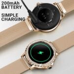 Hamtod NX19 Ladies Smart Watch, Jewel Bezel, BT Voice Calling, 1.3inch IPS screen - Image 8