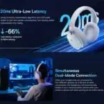 Baseus AeQur Wireless Gaming Headphones, 2.4G, Wired or Wireless, ANC, App Configuration - Image 6