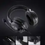 Hamtod V6800 Gaming Headphones, 3.5mm Wired, LED RGB Cycling Light Effect, PC/Phone - Image 8
