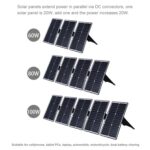 20w Solar Panel Phone and Car Trickle Charger, QC3.0, AFC, 5V/9V/12V Charging - Image 5
