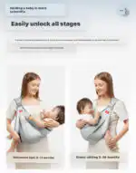Sling Child Carrier Wrap / Multifunctional Baby Carrier Ring Sling - Image 5