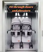 SALE! Folding Double Stroller / Sit and Lie down Twin Baby Stroller - Image 14