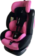 Car Seat PINK - 360 Rotation and Convertible with ISOFIX and top tether - Image 7