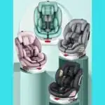 Sold Out - Car Seat BLACK - 360 Rotation and Convertible with ISOFIX and Top Tether - Image 7