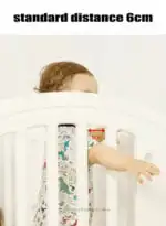 Infant / Baby Crib + Mattress, Multifunctional ALL-IN-ONE Bed For Kids - Image 10