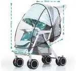 Universal Transparent Stroller Rain Cover - Image 3