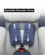 360 Rotating and Convertible Car Seat with ISOFIX and Top Tether - Image 9