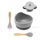 Feeding kits - silicone bowls, spoons, forks and sippy drink bottle - Image 6
