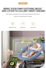 SALE! Electric Rocking Swing and Reclining Chair with Bluetooth music - Image 12