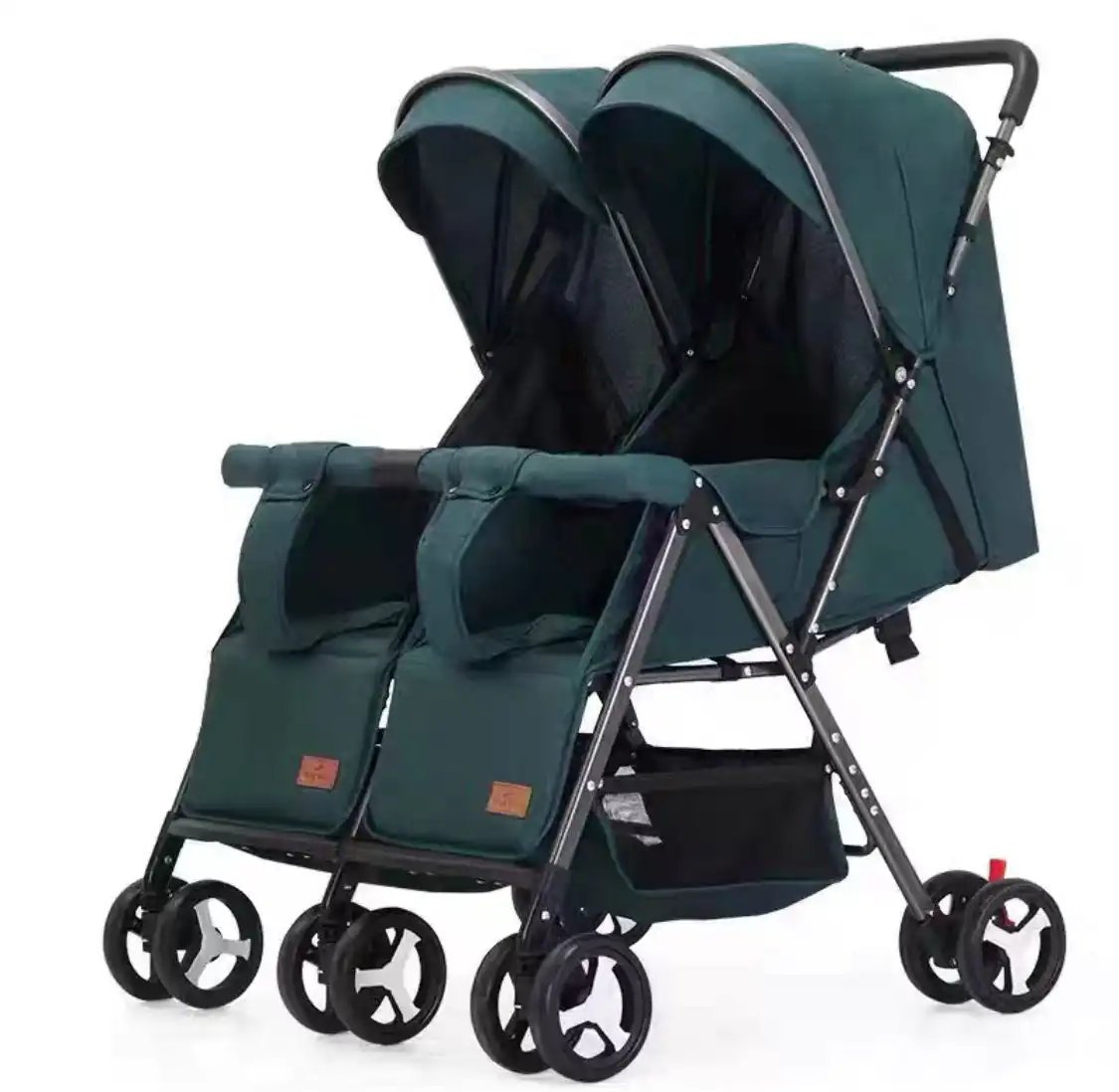 image_f0a097ec-6293-41b7-87e0-533da1a9615b SALE! Folding Double Stroller / Sit and Lie down Twin Baby Stroller - Image 1