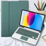 Apple iPad 11 2025 / iPad 10th Gen 10.9 2022 - Bluetooth Detachable Keyboard/Cover, Touchpad, Pen Holder - Image 6