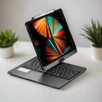 Apple iPad Pro 12.9 / Air 13 2024 Rotating Backlit Wireless BT Keyboard Cover, Touchpad