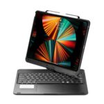 Apple iPad Pro 12.9 / Air 13 2024 Rotating Backlit Wireless BT Keyboard Cover, Touchpad - Image 2