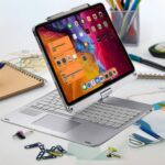 Apple iPad Pro 12.9 / Air 13 2024 Rotating Backlit Wireless BT Keyboard Cover, Touchpad - Image 8