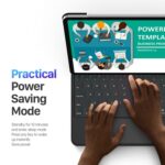 Apple iPad Pro 11 / Air 10.9 / Air 11 Dux Ducis Magnetic Floating Keyboard Cover with Touchpad - Image 7