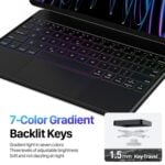 Apple iPad Pro 12.9 / Air 13 Dux Ducis MK Magnetic Floating Keyboard Cover with Touchpad - Image 6