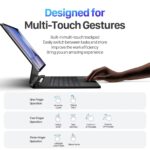 Samsung Galaxy Tab S8 Ultra/S9 Ultra/S10 Ultra Dux Ducis Magnetic Floating Keyboard Cover - Image 9